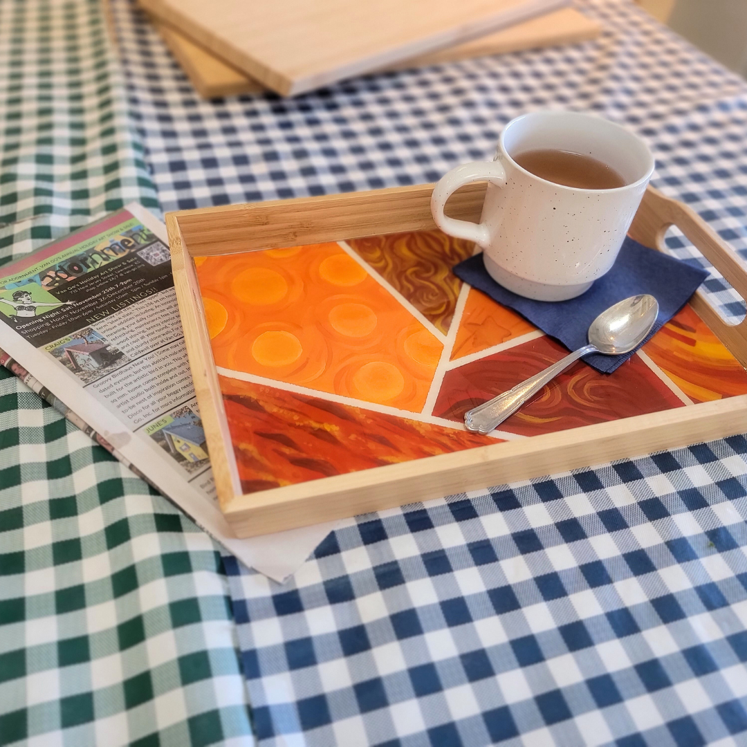 Small Painted Tray