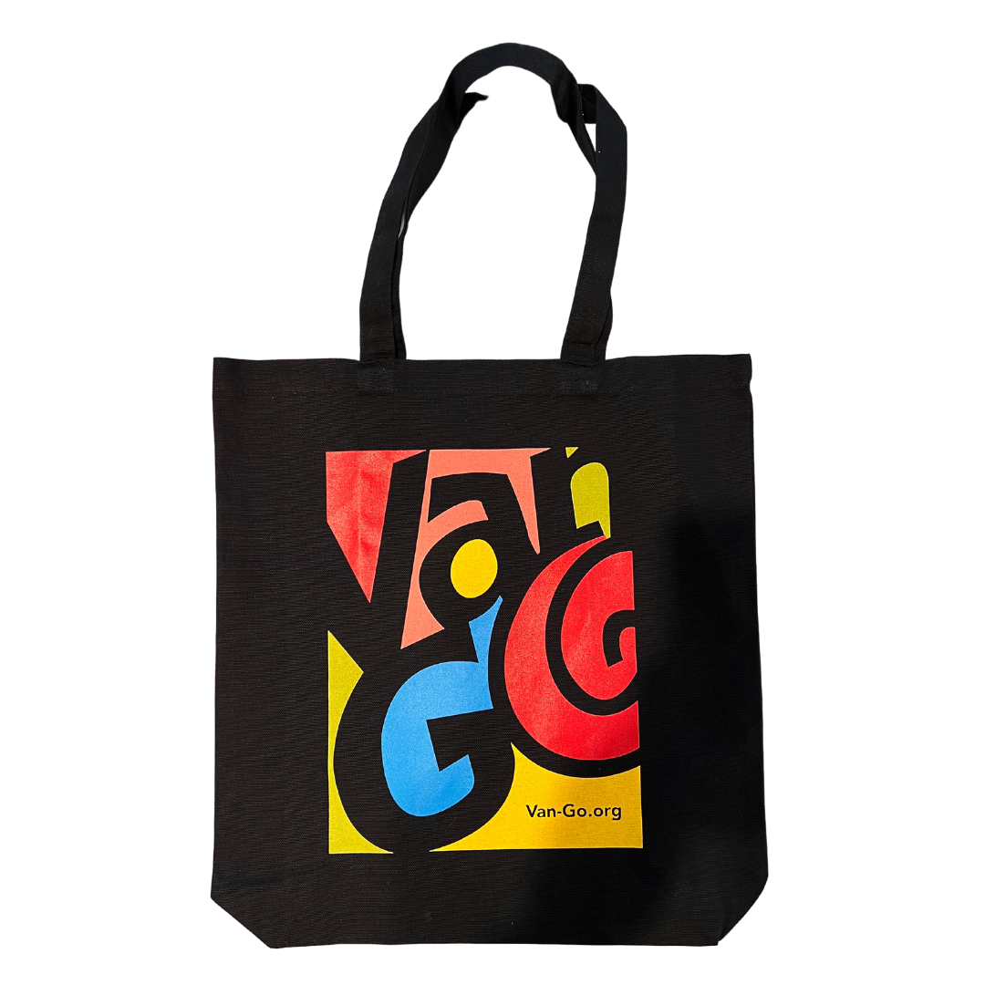 Black Van Go Canvas Tote