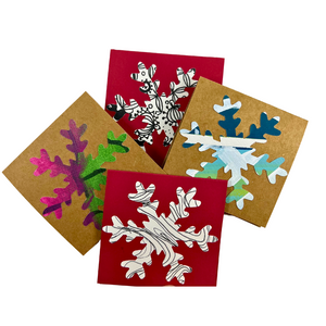 Snowflake Small Square Card