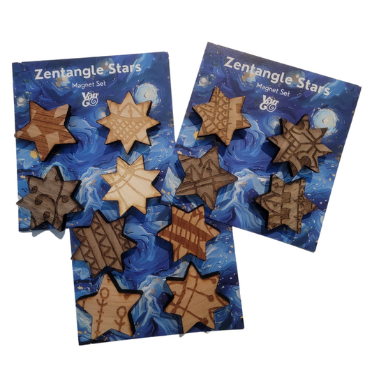 Zentangle Star Magnet Set