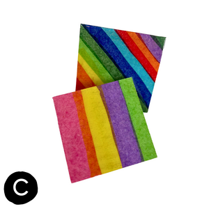 Tissue Paper Coaster Sets of 2