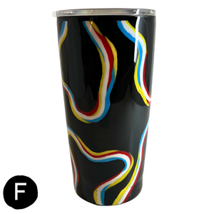Painted Stainless Tumbler with Lid