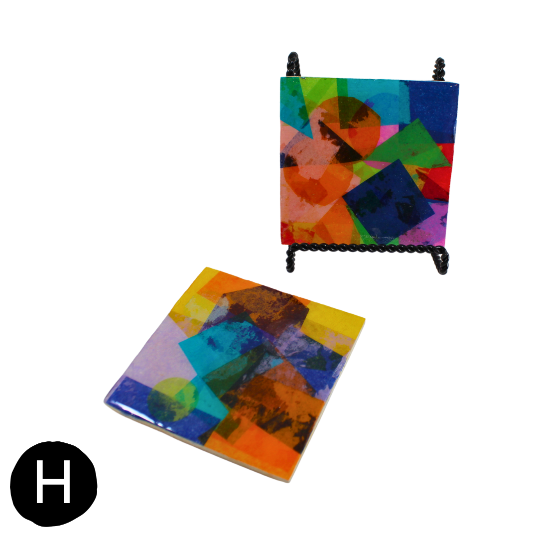 Tissue Paper Coaster Sets of 2