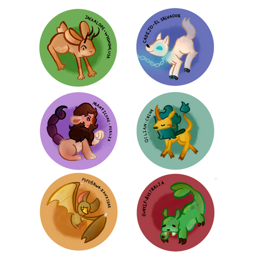 Mythical Creatures of the World Stickers