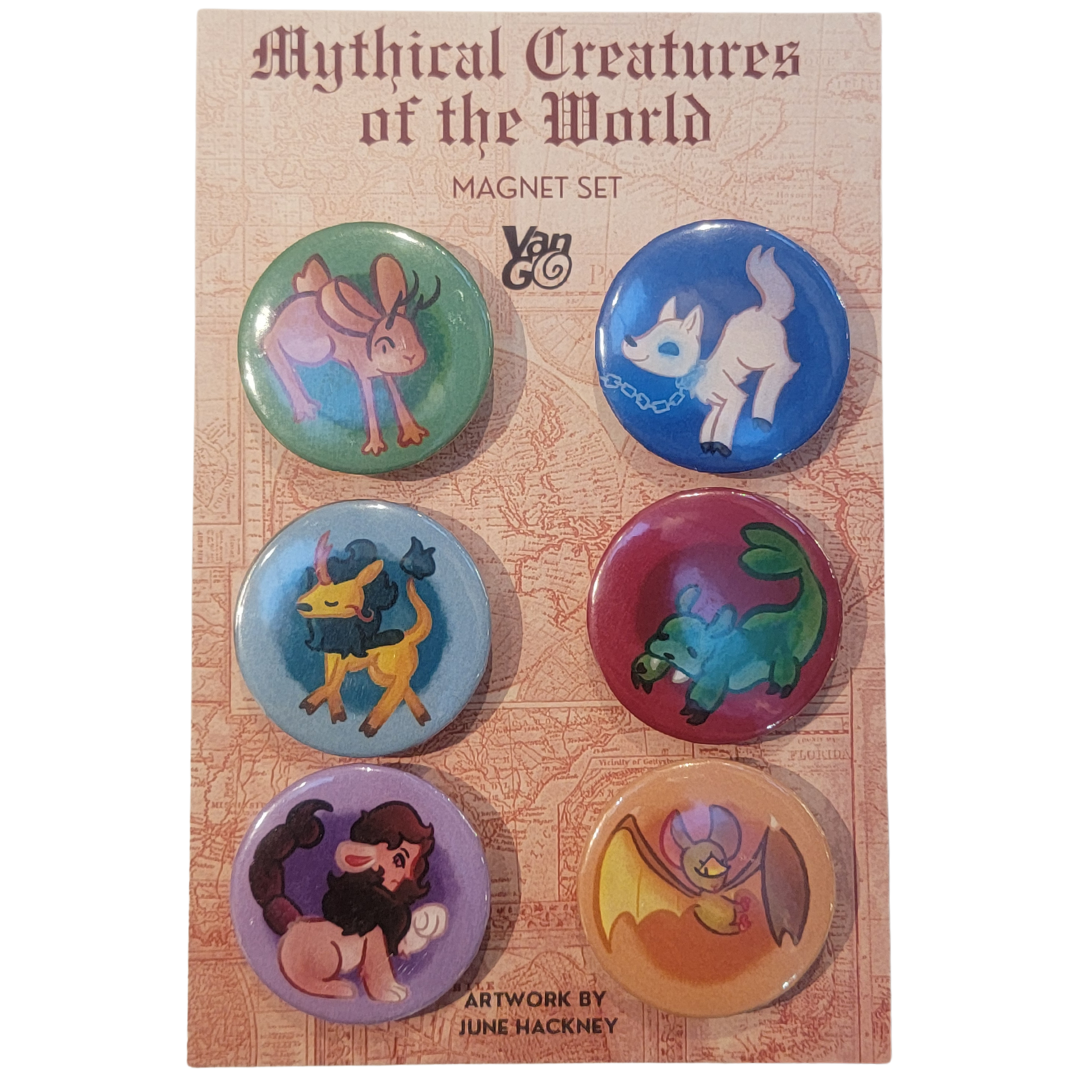 Mythical Creatures Magnet Set of 6