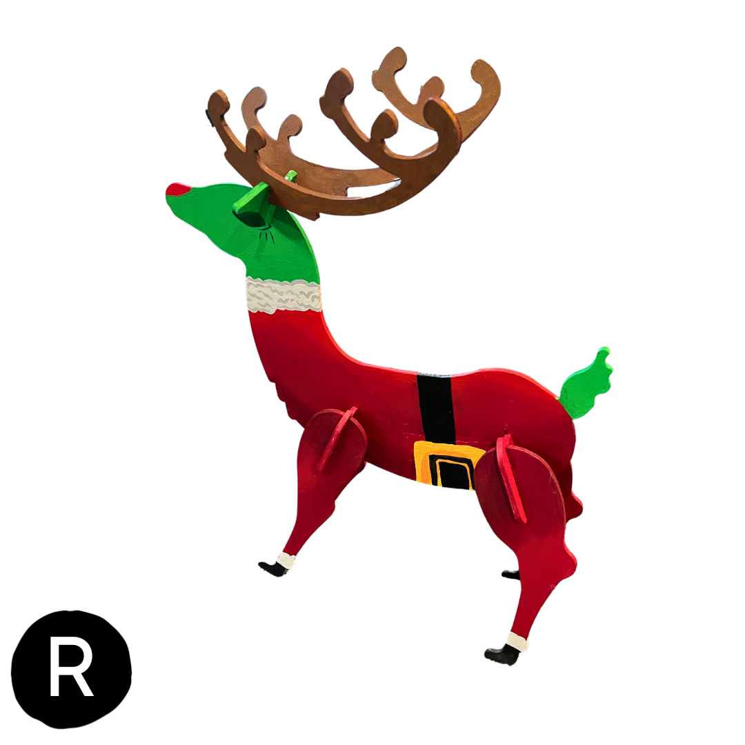 Wood Reindeer