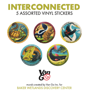 "Interconnected" Vinyl Sticker Set of 5