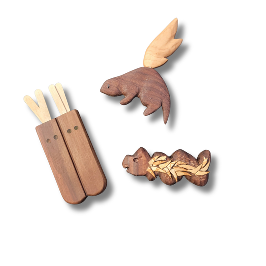Wood Toy Magnets