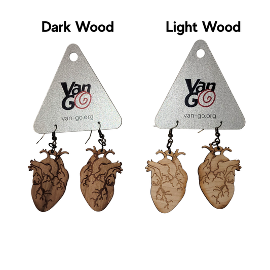 Anatomical Heart Earrings