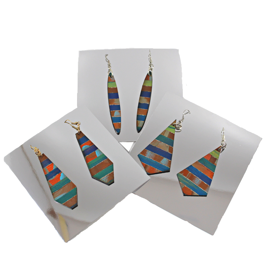 Cut Paper Earrings